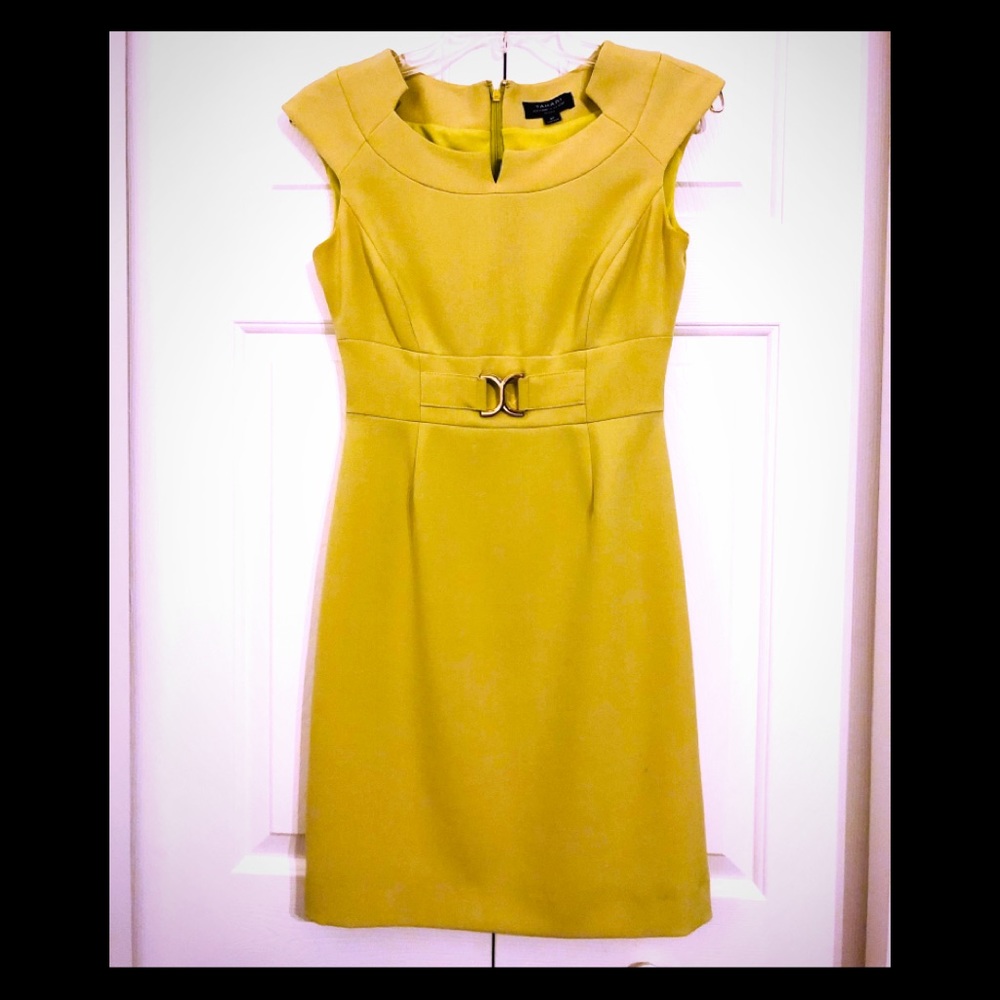 Chartreuse Tahari Dress
